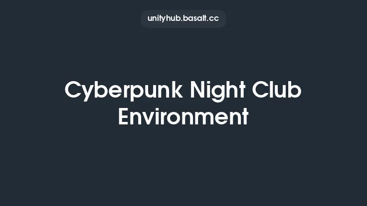 Cyberpunk Night Club Environment Thumbnail