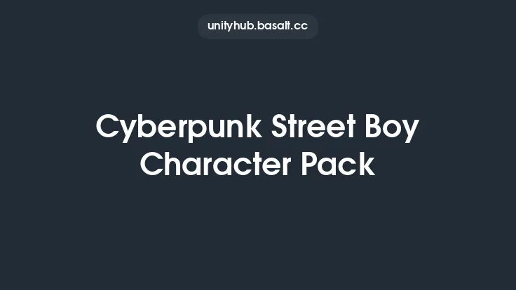 Cyberpunk Street Boy Character Pack Thumbnail