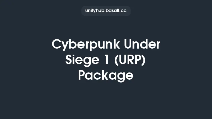Cyberpunk Under Siege 1 (URP) Package Thumbnail
