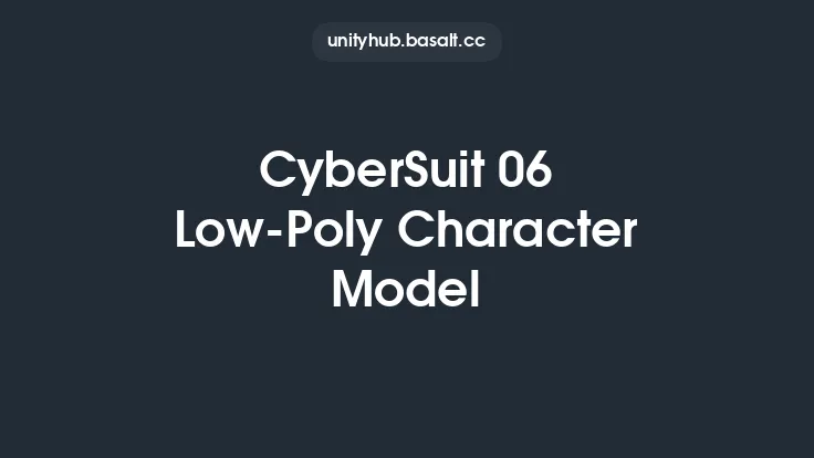 CyberSuit 06 Low-Poly Character Model Thumbnail