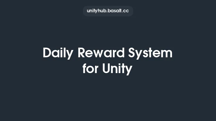 Daily Reward System for Unity Thumbnail