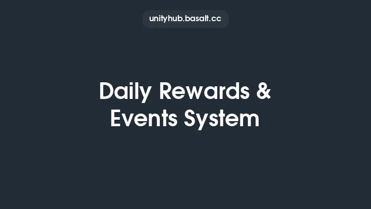 Daily Rewards & Events System Thumbnail