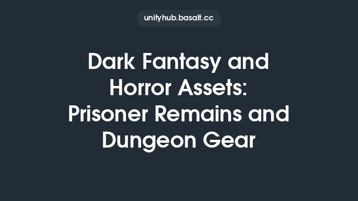 Dark Fantasy and Horror Assets: Prisoner Remains and Dungeon Gear Thumbnail