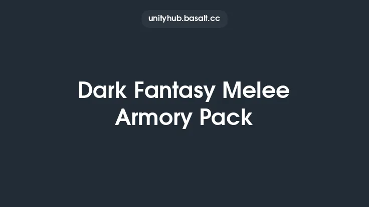 Dark Fantasy Melee Armory Pack Thumbnail