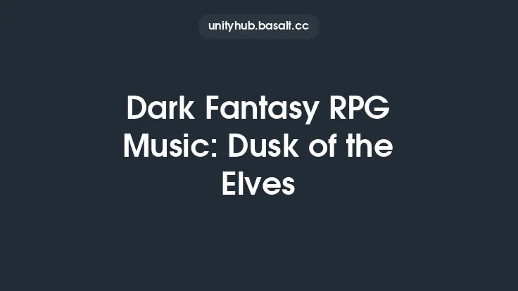 Dark Fantasy RPG Music: Dusk of the Elves Thumbnail