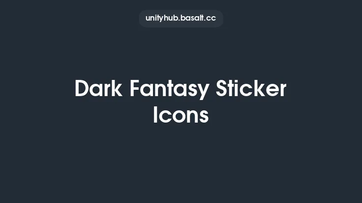 Dark Fantasy Sticker Icons Thumbnail