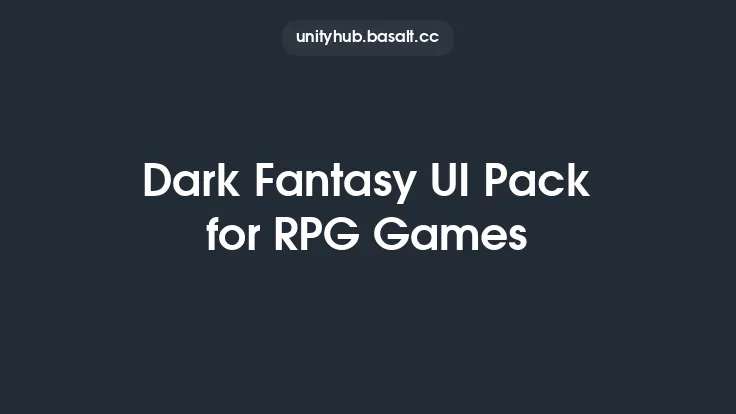 Dark Fantasy UI Pack for RPG Games Thumbnail