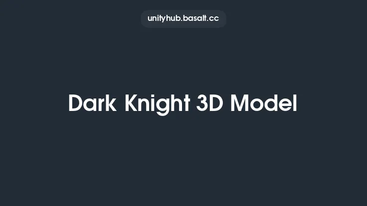 Dark Knight 3D Model Thumbnail