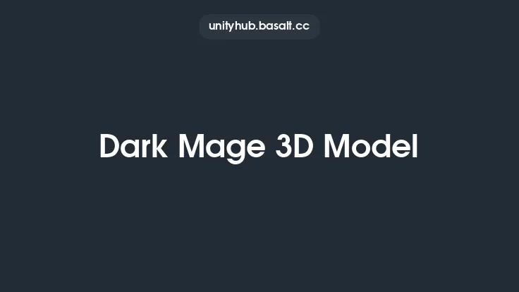 Dark Mage 3D Model Thumbnail
