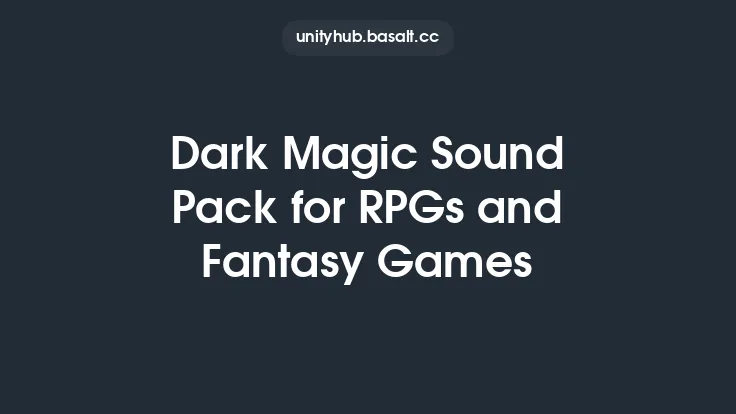Dark Magic Sound Pack for RPGs and Fantasy Games Thumbnail