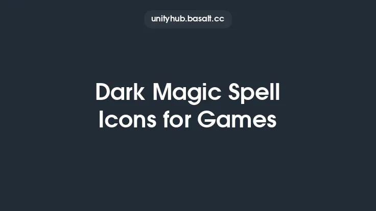 Dark Magic Spell Icons for Games Thumbnail
