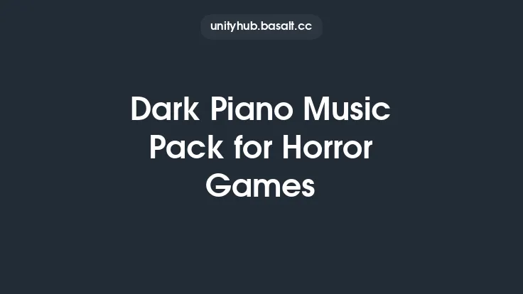 Dark Piano Music Pack for Horror Games Thumbnail