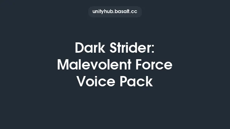 Dark Strider: Malevolent Force Voice Pack Thumbnail