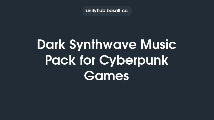 Dark Synthwave Music Pack for Cyberpunk Games Thumbnail