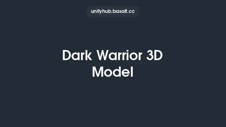 Dark Warrior 3D Model Thumbnail