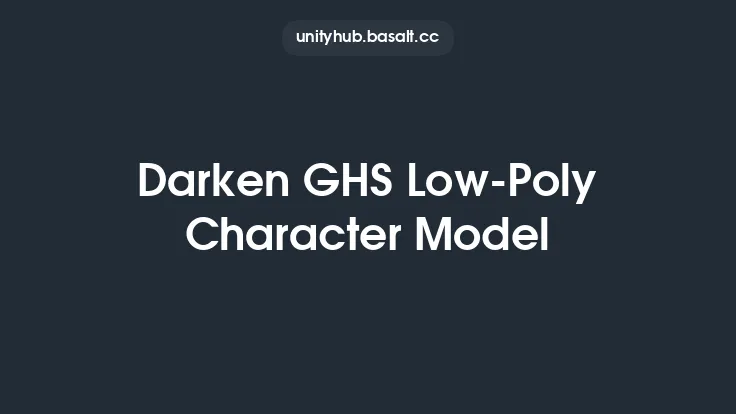 Darken GHS Low-Poly Character Model Thumbnail