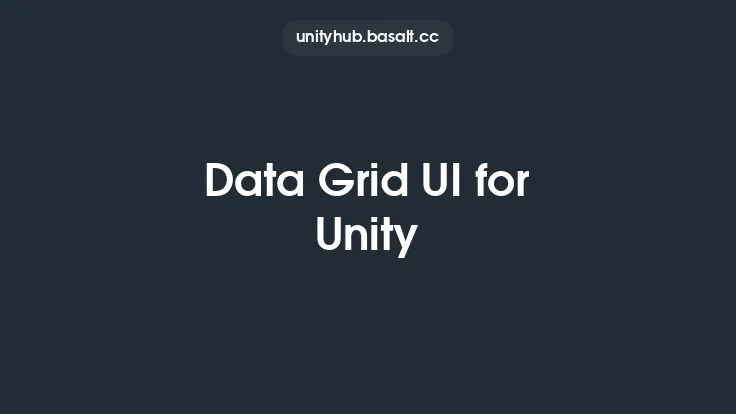 Data Grid UI for Unity Thumbnail
