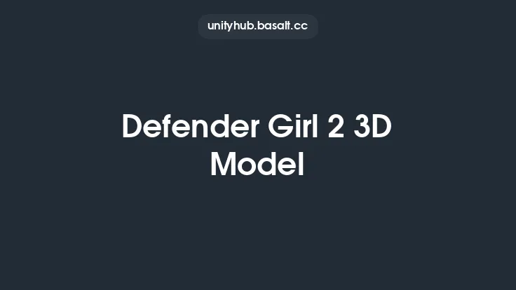 Defender Girl 2 3D Model Thumbnail