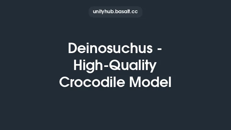Deinosuchus - High-Quality Crocodile Model Thumbnail