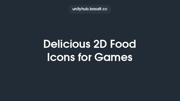 Delicious 2D Food Icons for Games Thumbnail