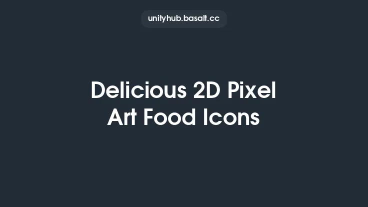 Delicious 2D Pixel Art Food Icons Thumbnail