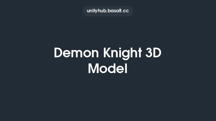 Demon Knight 3D Model Thumbnail