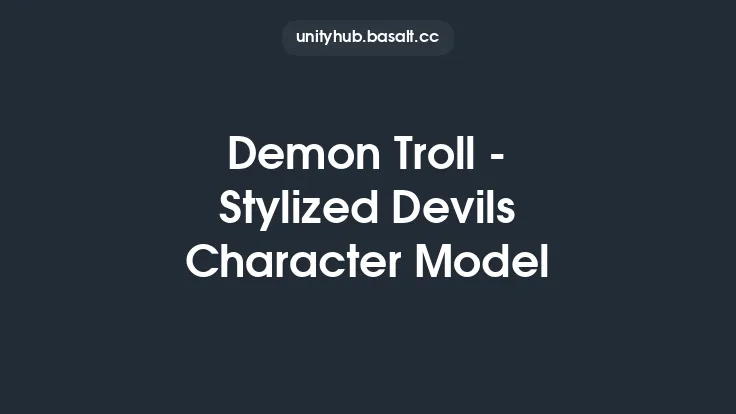 Demon Troll - Stylized Devils Character Model Thumbnail