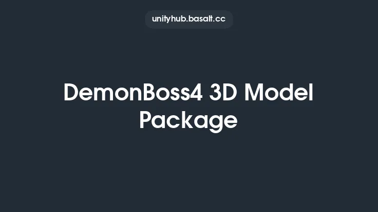 DemonBoss4 3D Model Package Thumbnail