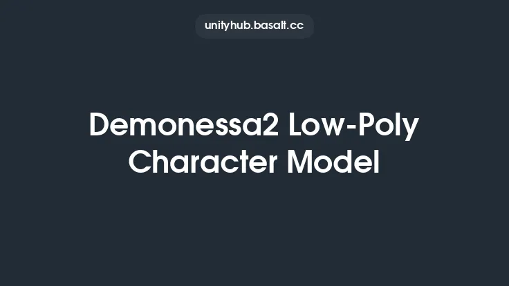 Demonessa2 Low-Poly Character Model Thumbnail
