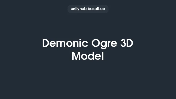 Demonic Ogre 3D Model Thumbnail