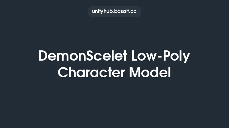 DemonScelet Low-Poly Character Model Thumbnail