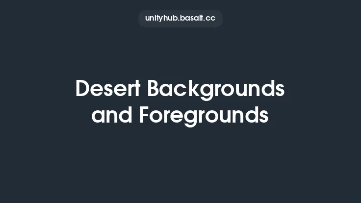 Desert Backgrounds and Foregrounds Thumbnail