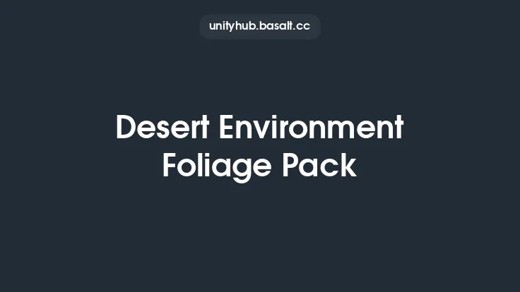 Desert Environment Foliage Pack Thumbnail