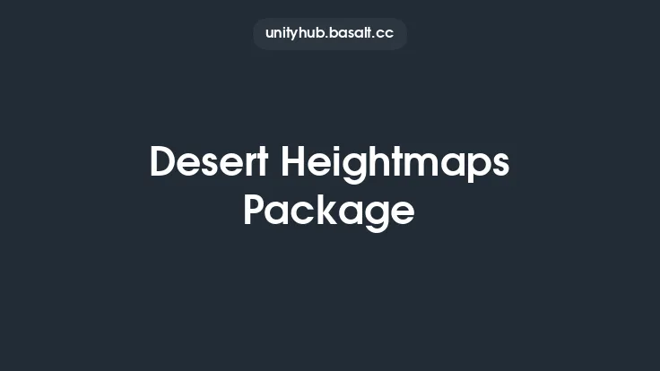 Desert Heightmaps Package Thumbnail