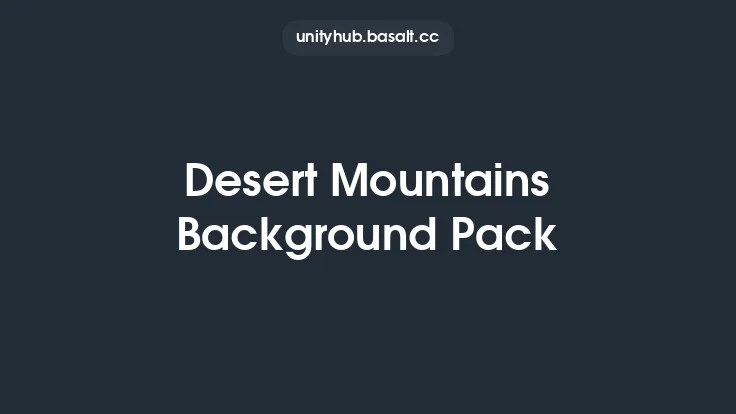 Desert Mountains Background Pack Thumbnail