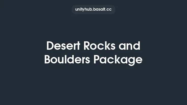 Desert Rocks and Boulders Package Thumbnail
