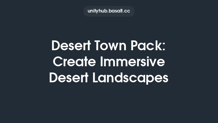 Desert Town Pack: Create Immersive Desert Landscapes Thumbnail