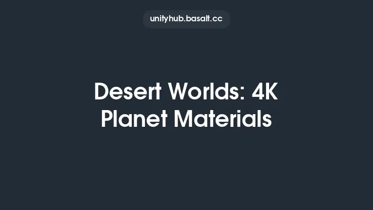 Desert Worlds: 4K Planet Materials Thumbnail
