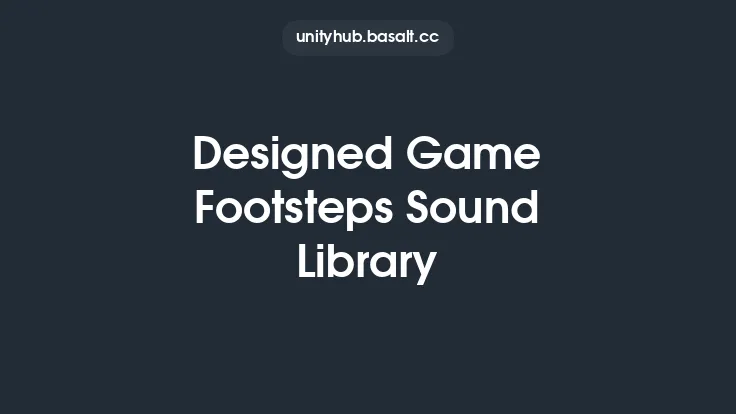 Designed Game Footsteps Sound Library Thumbnail