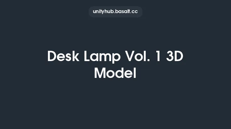 Desk Lamp Vol. 1 3D Model Thumbnail