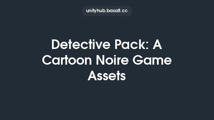 Detective Pack: A Cartoon Noire Game Assets Thumbnail