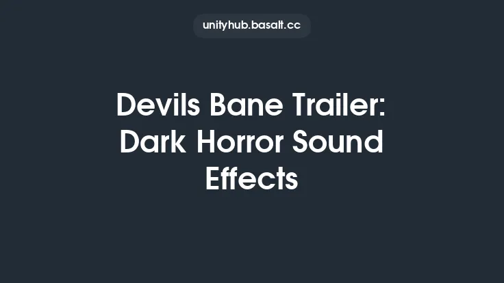 Devils Bane Trailer: Dark Horror Sound Effects Thumbnail