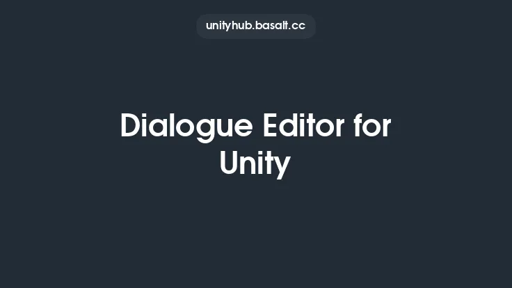 Dialogue Editor for Unity Thumbnail