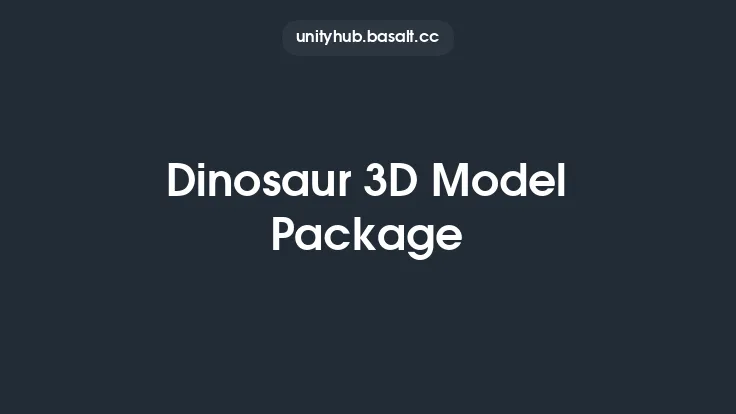 Dinosaur 3D Model Package Thumbnail