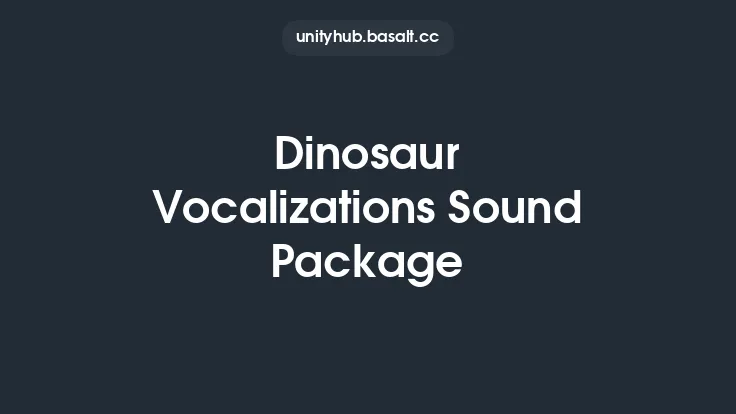 Dinosaur Vocalizations Sound Package Thumbnail