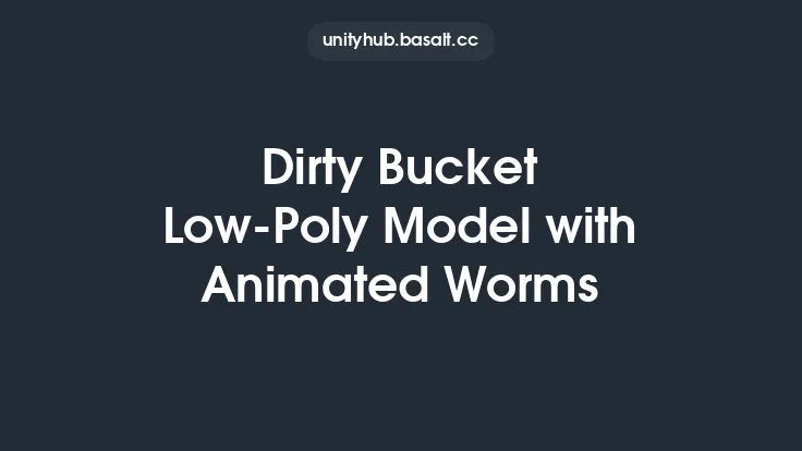 Dirty Bucket Low-Poly Model with Animated Worms Thumbnail