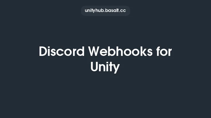 Discord Webhooks for Unity Thumbnail