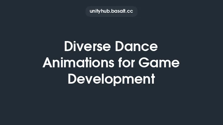 Diverse Dance Animations for Game Development Thumbnail