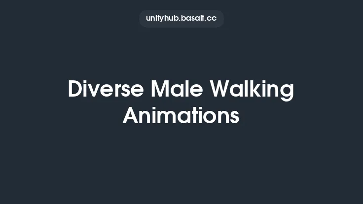 Diverse Male Walking Animations Thumbnail