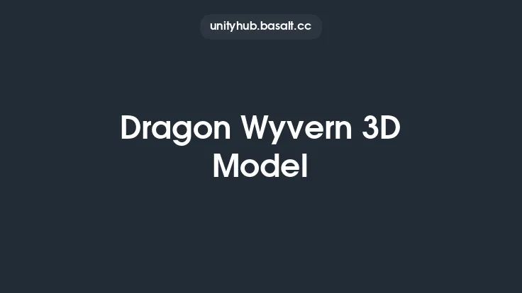 Dragon Wyvern 3D Model Thumbnail